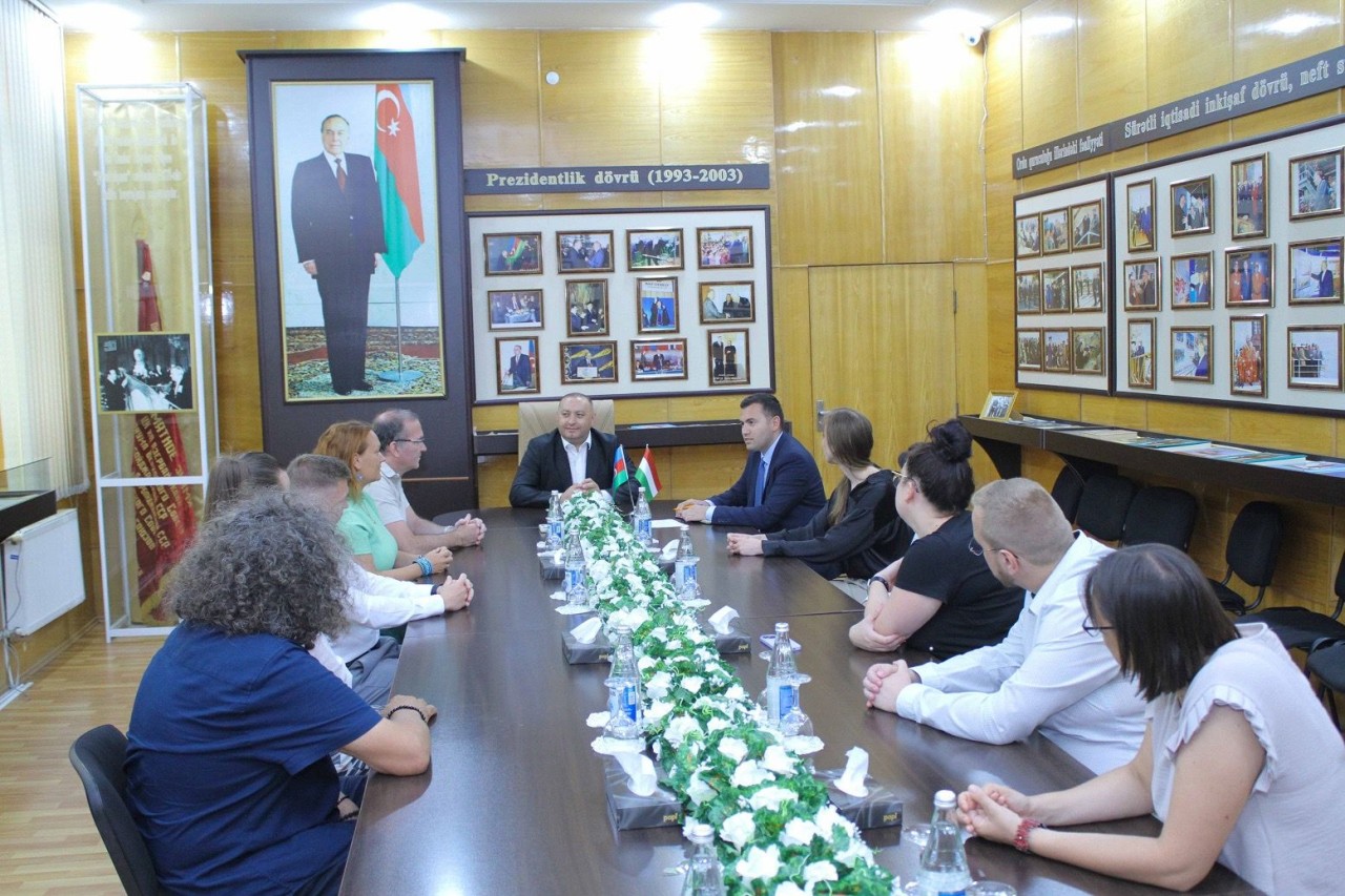 ADAU-nun rektoru MATE Universitetinin nümayəndələri ilə görüşdü - FOTOLAR